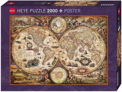Map Art - Rajko Zigic - Vintage World - Puzzle 2000.jpg