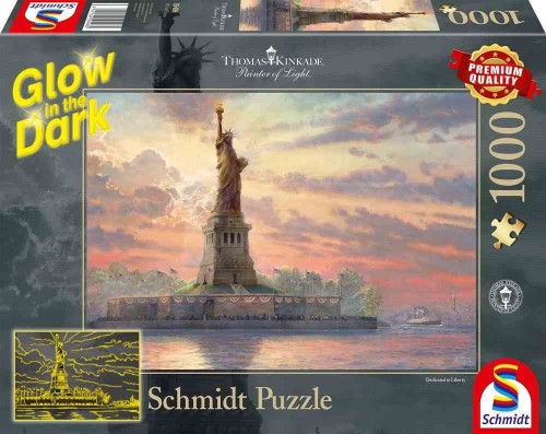 Thomas Kinkade - Dedicated to Liberty (Świecą) - Puzzle 1000.jpg