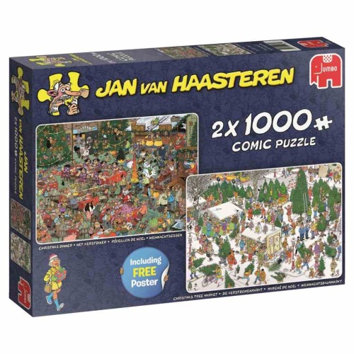 Jan Van Haasteren - Christmas Dinner Christmas Tree Market - Puzzle 2 x 1000.jpg