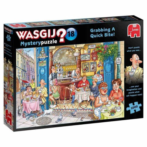 Wasgij - 18 - Grabbing a Quick Bite! - Puzzle 1000.jpg
