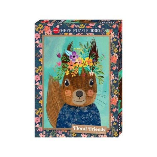 Floral Friends - Mia Charro - Sweet Squirrel - Puzzle 1000.jpg