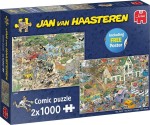Jan Van Haasteren - Safari / The Storm - Puzzle 2 x 1000