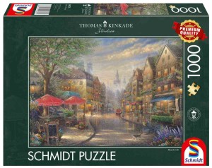 Thomas Kinkade - Munich Cafe - Puzzle 1000