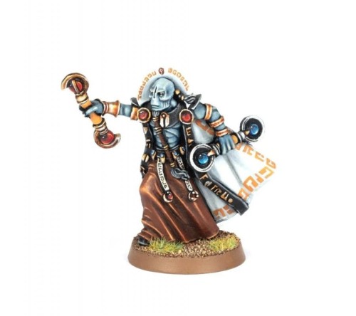Tau Empire - Tau Ethereal with Equalisers - MO - WH 40K.jpg