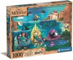Disney Story Maps - The Little Mermaid - Puzzle 1000