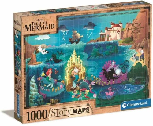 Disney Story Maps - The Little Mermaid - Puzzle 1000.jpg
