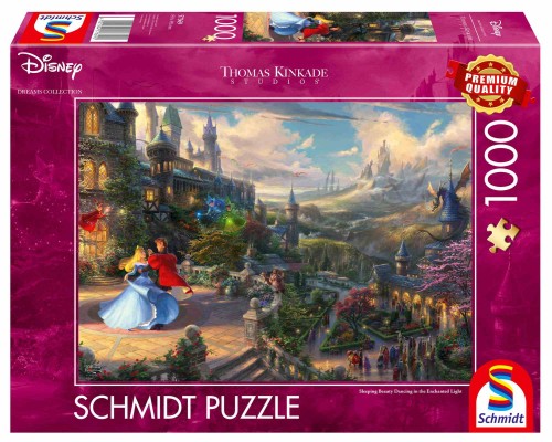 Thomas Kinkade - Sleeping Beauty Dancing in the Enchanted Light - Puzzle 1000.jpg