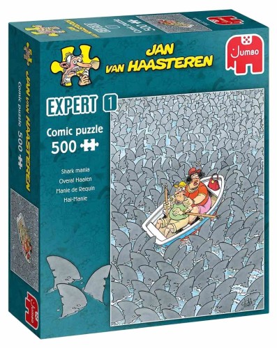 Jan Van Haasteren - Expert 1 - Shark Mania - Puzzle 500.jpg