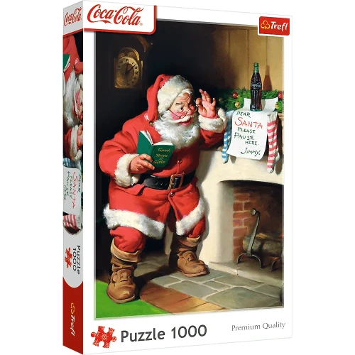 Coca-Cola - Santa by the Fireplace - Puzzle 1000.webp