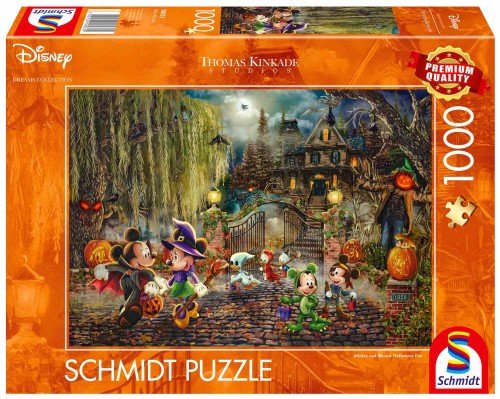 Thomas Kinkade - Mickey and Minnie Halloween Fun - Puzzle 1000.jpg