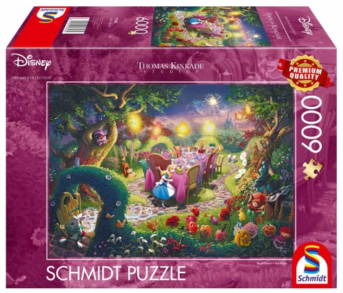 Thomas Kinkade - Alice in Wonderland - Mad Hatter's Tea Party - Puzzle 6000.jpg