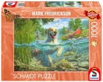 OUTLET - Mark Fredrickson - Labrador Retriever - Goes Fishing - Puzzle 1000