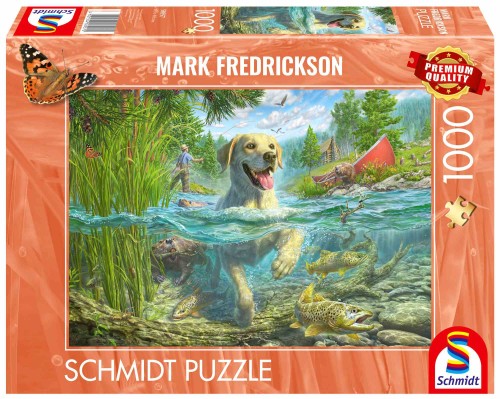 Mark Fredrickson - Labrador Retriever - Goes Fishing - Puzzle 1000.jpg